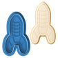 Tintin Rocket Cookie Cutter | Moon Rocket Cookie Stamp | Space Birthday Favor