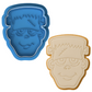 Frankenstein Cookie Cutter & Embosser Halloween Biscuit Stamp