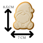 Christmas Gnome Cookie Cutter & Embosser
