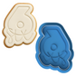 Script Six Cookie Cutter and Embosser | 6th Birthday Cookie Stamp