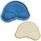 Rainbow Cookie Cutter & Embosser Stamp