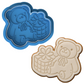 Teddy Bear with Gift Cookie Cutter & Embosser – Cute Holiday & Baby Shower Cookie Design