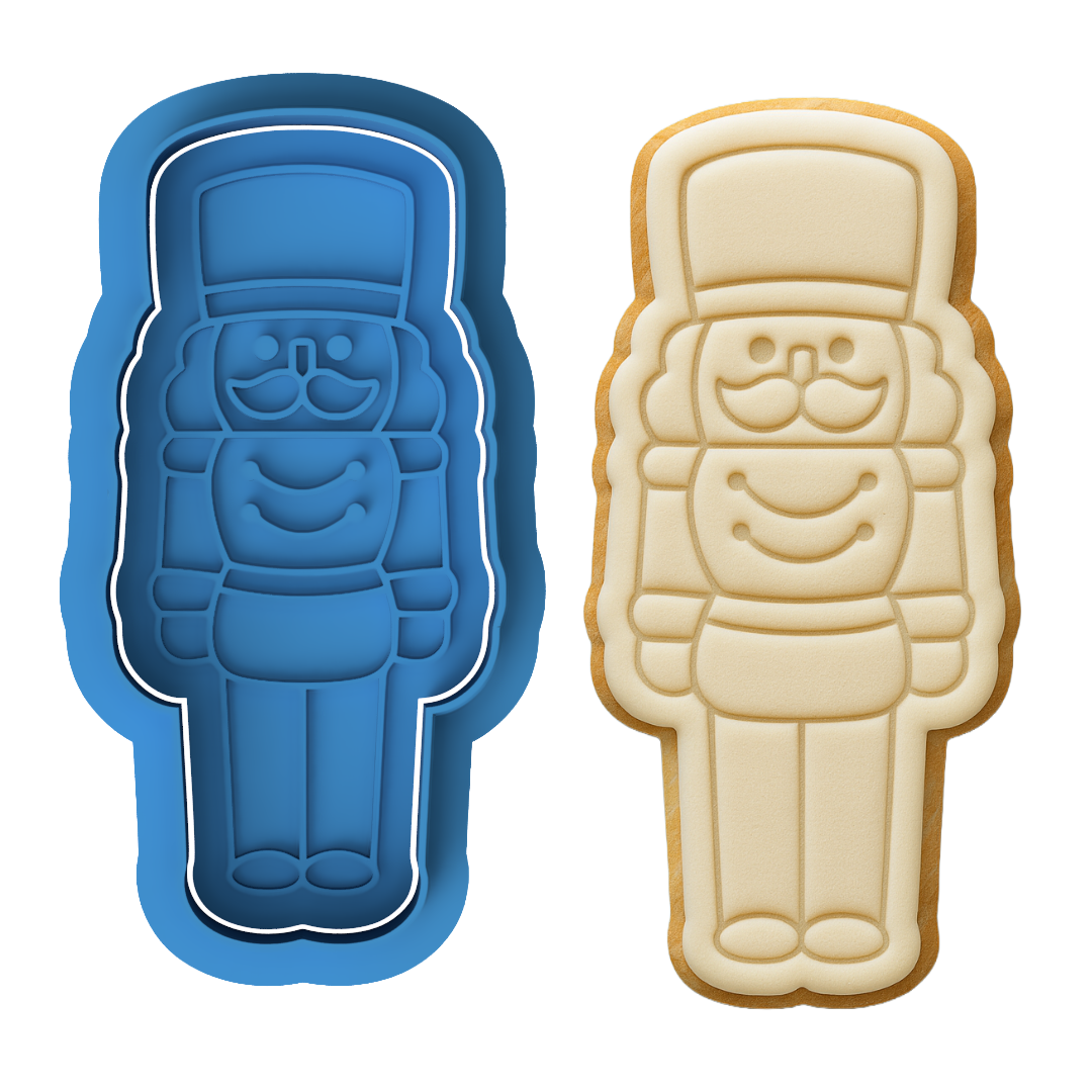 Nutcracker Cookie Cutter & Embosser  Christmas