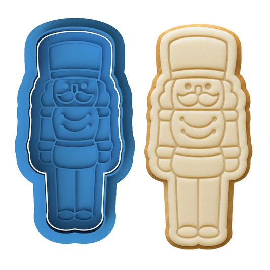 Nutcracker Cookie Cutter & Embosser  Christmas