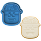 Roblox Avatar Cookie Cutter | Gamer Cookie Stamp | Embosser & Cutter Set