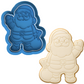 Santa Claus Cookie Cutter & Embosser – Jolly Christmas Design