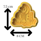 Eid Mubarak Cookie Cutter & Embosser Set V2