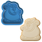 Santa’s Sleigh Cookie Cutter & Embosser Christmas