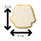 Doctor Hero Coat Cookie Cutter | Medical Appreciation with Cape