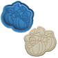Donald Duck Pumpkin Halloween Cookie Cutter with Embosser | Disney Character Biscuit Stamp | Kids Spooky Baking Tool
