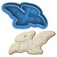 Pterodactyl Dinosaur Cookie Cutter & Embosser – Flying Dino Biscuit Stamp