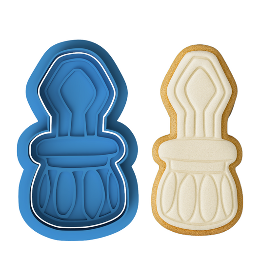 Screwdriver Cookie Cutter & Embosser – Father’s Day Tools Biscuit Stamp