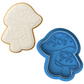 Mushroom Cookie Cutter | Fairy Garden Birthday Embosser | Toadstool 3D Cookie Stamp