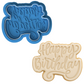 Happy Birthday Cookie Cutter with Embosser – Celebration Cookie Stamp