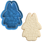 Bluey Halloween Cookie Cutter with Embosser