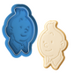 Tintin Cookie Cutter | Classic Comic Character Cookie Stamp | Birthday Cookie Embosser