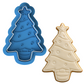 Christmas Tree Cookie Cutter & Embosser – Festive Holiday Cookie Design