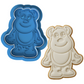 Monsters Inc Sulley Cookie Cutter & Embosser Stamp