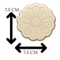 Daisy Flower Cookie Cutter & Embosser – Floral Cookie Design