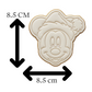 Mickey Mouse Christmas Cookie Cutter & Embosser