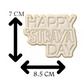 Happy 'Straya Day Plaque Cookie Cutter and Embosser Stamp | Aussie Slang, Australia Day