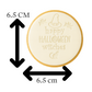 Happy Halloween Witches Cookie Cutter with Embosser