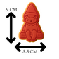 Elf Cookie Cutter and Embosser Stamp Set | Christmas Tradition, Holiday