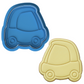 Classic Toy Car Cookie Cutter and Embosser Stamp Set | Kids Birthday, Retro, Coupe