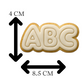 ABC Cookie Cutter & Embosser – Teacher & School Cookie Design