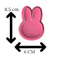 Miffy Bunny Face Cookie Cutter & Embosser Set