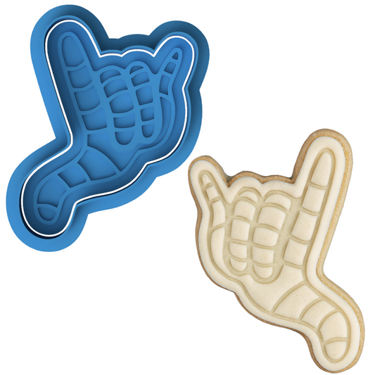 Spider-Man Hand Sign Cookie Cutter with Embosser
