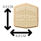 Kaaba Cookie Cutter & Embosser – Eid & Ramadan Cookie Design