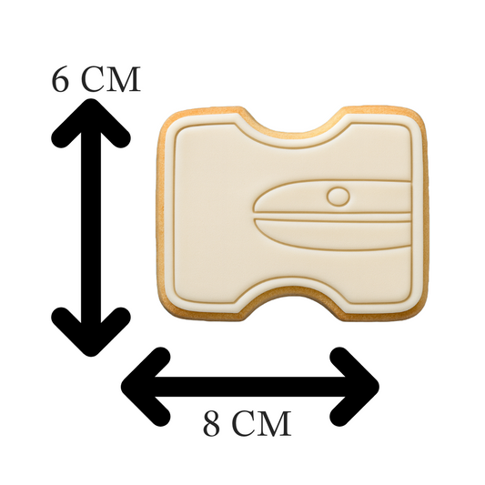 Pencil Sharpener Cookie Cutter & Embosser – Back to School Cookie Design