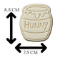 Hunny Pot Cookie Cutter and Embosser Set | Winnie the Pooh Honey Pot Baby Shower