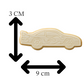 Race Car Cookie Cutter with Embosser