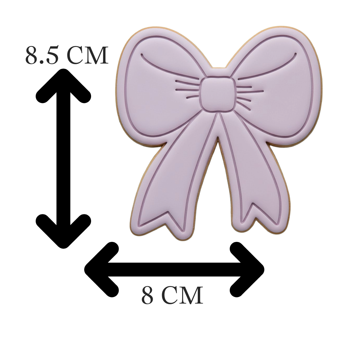 Classic Bow Cookie Cutter and Embosser Stamp Set | Coquette, Gift, Birthday