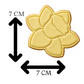Daffodil Flower Cookie Cutter and Embosser Stamp Set | Narcissus, Spring, Easter, Floral