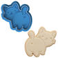 Funny Cat Butt Cookie Cutter with Embosser – Cute Kitty Design