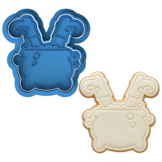Witch Cauldron with Bubbling Potion Cookie Cutter with Embosser – Halloween
