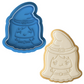 Cute Witch Cookie Cutter with Embosser – Halloween Character Design