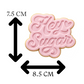 Hey Sugar Cookie Cutter and Embosser Stamp | Retro Valentine, Sweet Quote, Flirty Phrase