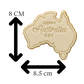 Australia Map Cookie Cutter with Embosser – Happy Australia Day Design