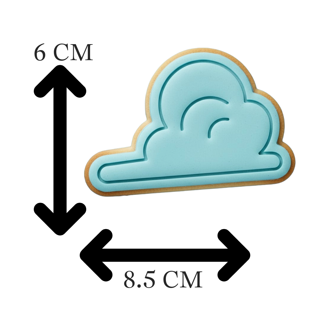 Toy Story Cloud Cookie Cutter and Embosser Set | Andy's Room Wallpaper Cookie | Pixar Party
