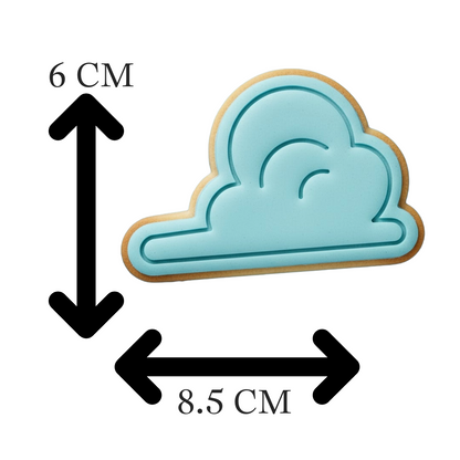 Toy Story Cloud Cookie Cutter and Embosser Set | Andy's Room Wallpaper Cookie | Pixar Party