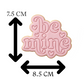 Be Mine Cookie Cutter and Embosser Stamp | Valentine's Day Quote, Retro Text, Romantic Gift