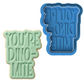 You're Dino-Mite Cookie Cutter and Embosser Stamp | Dinosaur Pun, Kids Birthday, Funny Valentine