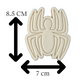 Spider Logo Cookie Cutter with Embosser