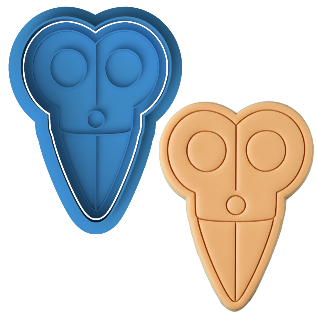 School Scissors Cookie Cutter and Embosser Stamp Set | Craft, Back to School, Teacher