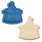 Circus Tent Cookie Cutter & Embosser Stamp