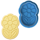 Tall Spring Daisy Cookie Cutter and Embosser Stamp | Round Petal Flower, Easter Garden, Mother's Day